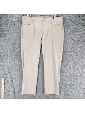 J. Hilburn Pants Mens 40x28 SLL Tan Mid Rise Slim Fit *Read*